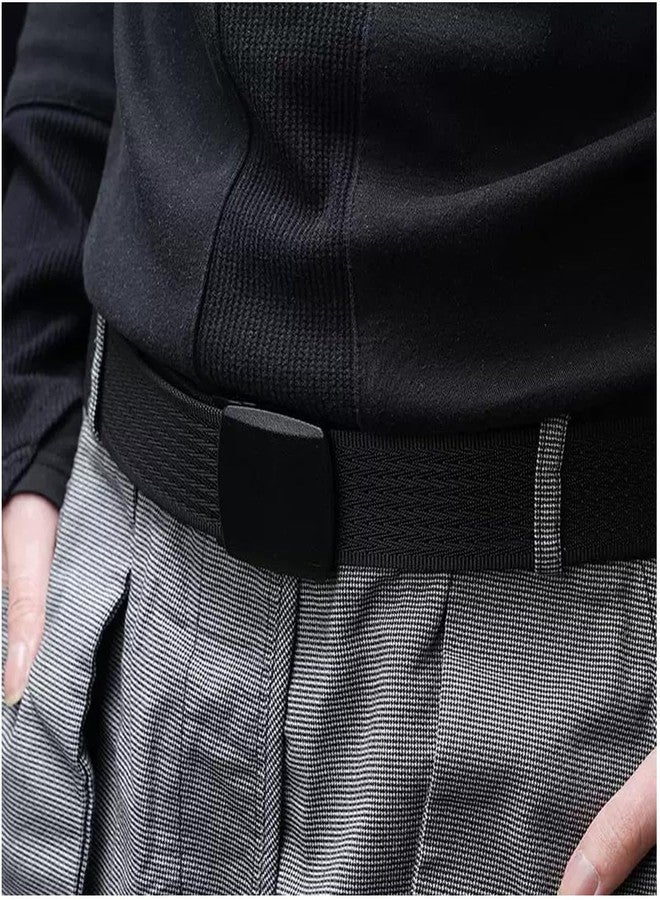 HOANAN 5-Pack Metal-Free Nylon Belts, 1.25 Inch Belts Lightweight TSA-friendly Outdoor Military Plastic Belt, Cut to Fit (For waist up to 45") - Image 5